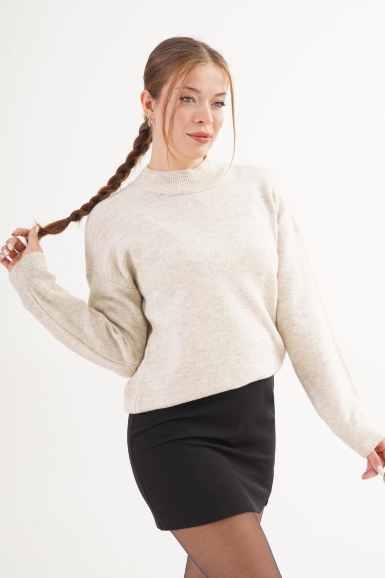 Solid Collar Trend WholesaleKnitwear Sweater