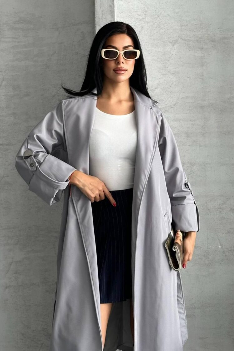 Trenchcoat Casual Elegant Formal Vintage Retro
