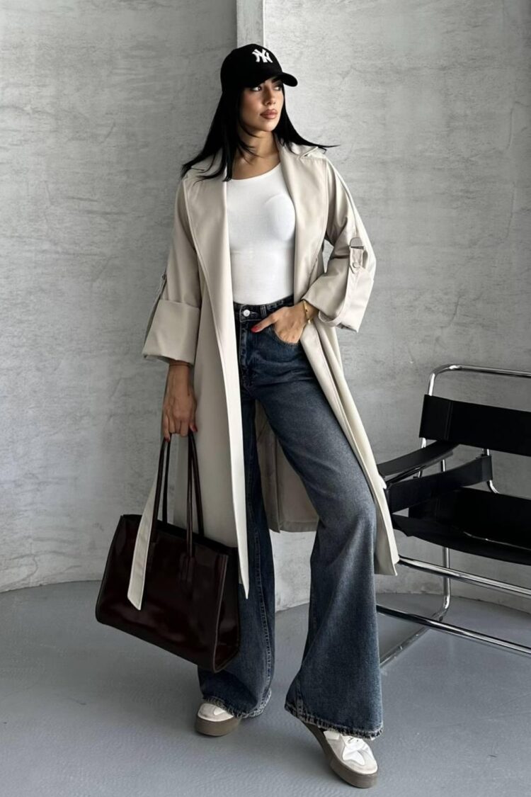 Trenchcoat - Casual Elegant Streetwear Style