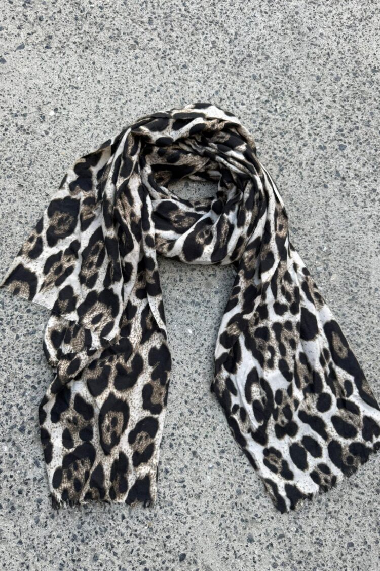 Leopard Print Thick Shawl