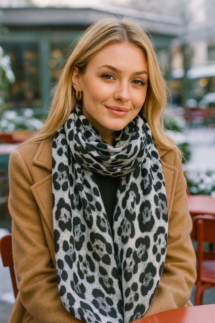 Animal Print Shawl - Brand: Axesoire - Women & Kids, Baby Clothes Wholesale - Globality Store