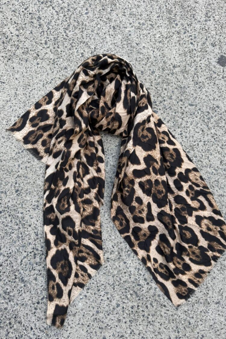 Leopard Print Thick Shawl