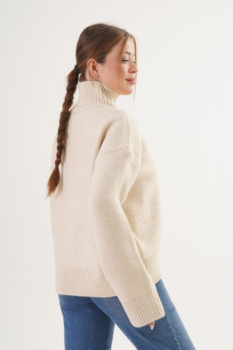 Turtle Neck Oversized Sweater