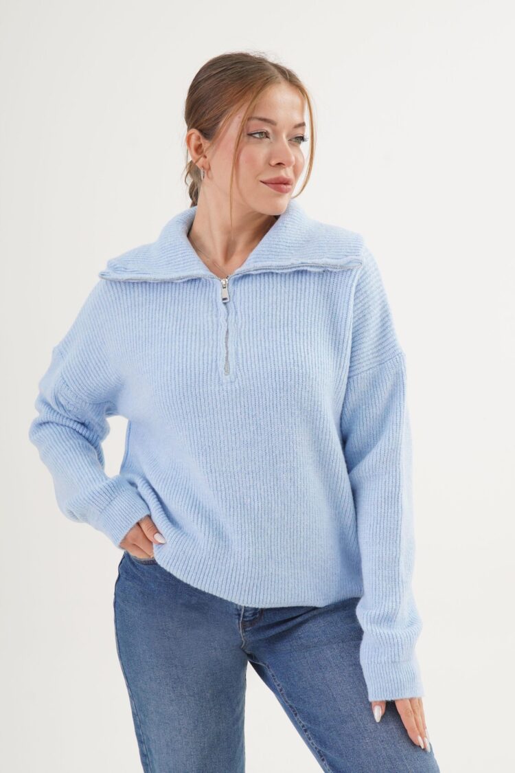 Oversized Fit Shawl Collar Sweater