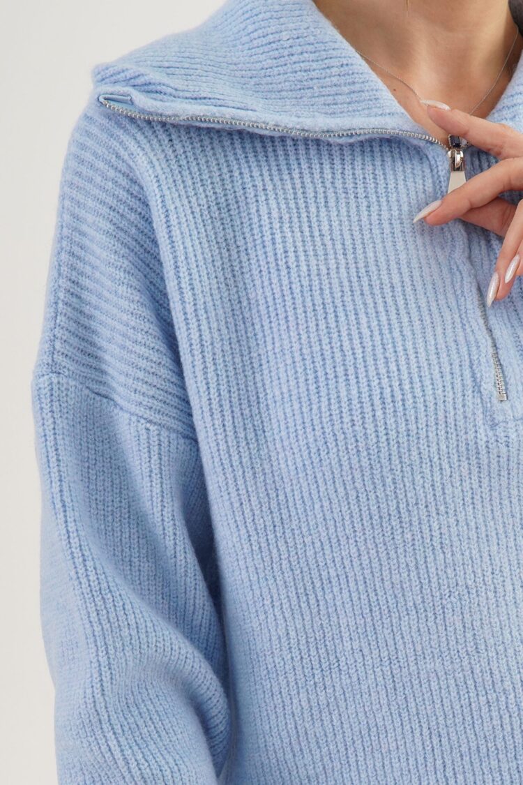 Oversized Fit Shawl Collar Sweater