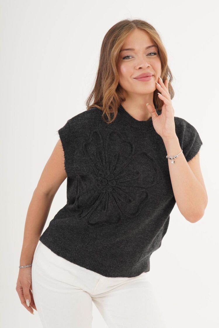 Black Casual Elegant Vest