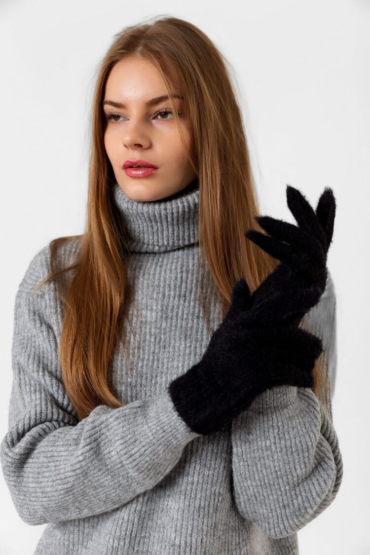 Furry Gloves - Brand: Axesoire - Women & Kids, Baby Clothes Wholesale - Globality Store