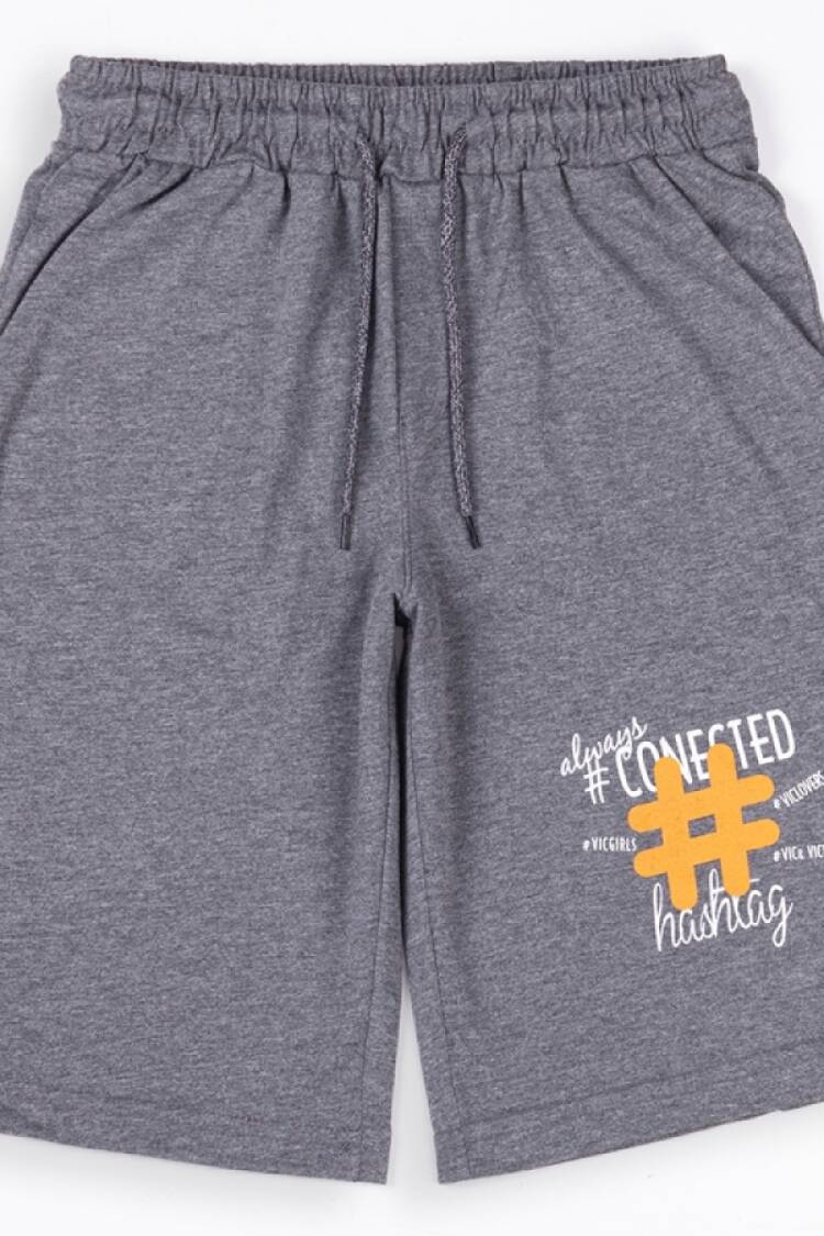 Kapri &amp; Şort - B1 - Always Baskılı Erkek Kapri - Brand: CARİBOU - Women & Kids, Baby Clothes Wholesale - Globality Store