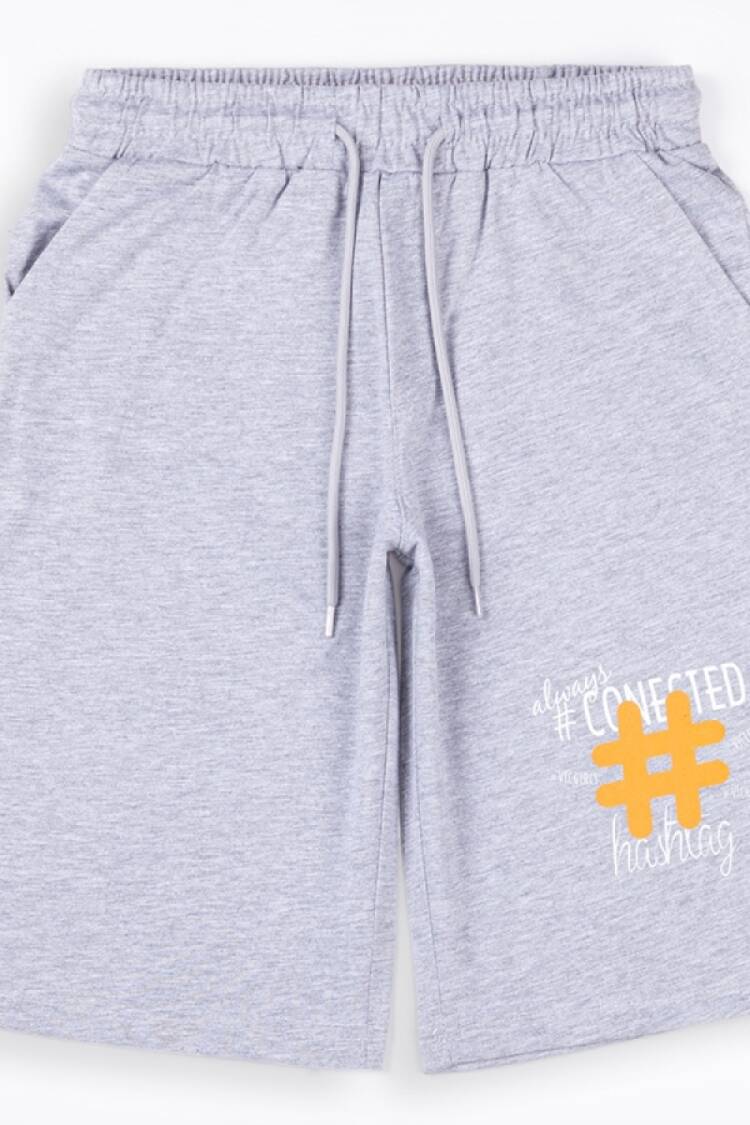 Kapri &amp; Şort - B1 - Always Baskılı Erkek Kapri - Brand: CARİBOU - Women & Kids, Baby Clothes Wholesale - Globality Store