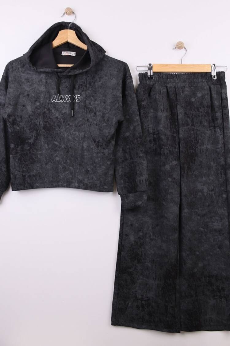 Girls' Suits - B1 - Always Baskılı Kız Takım - Brand: ÖZ BEBE - Women & Kids, Baby Clothes Wholesale - Globality Store