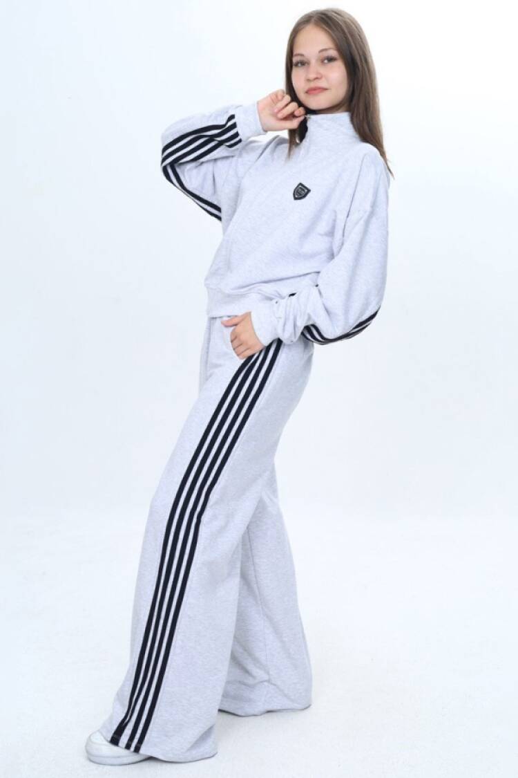 Girls' Suits - B1 - Armalı Fermuarlı Kız Takım - Brand: VIZVIZ - Women & Kids, Baby Clothes Wholesale - Globality Store