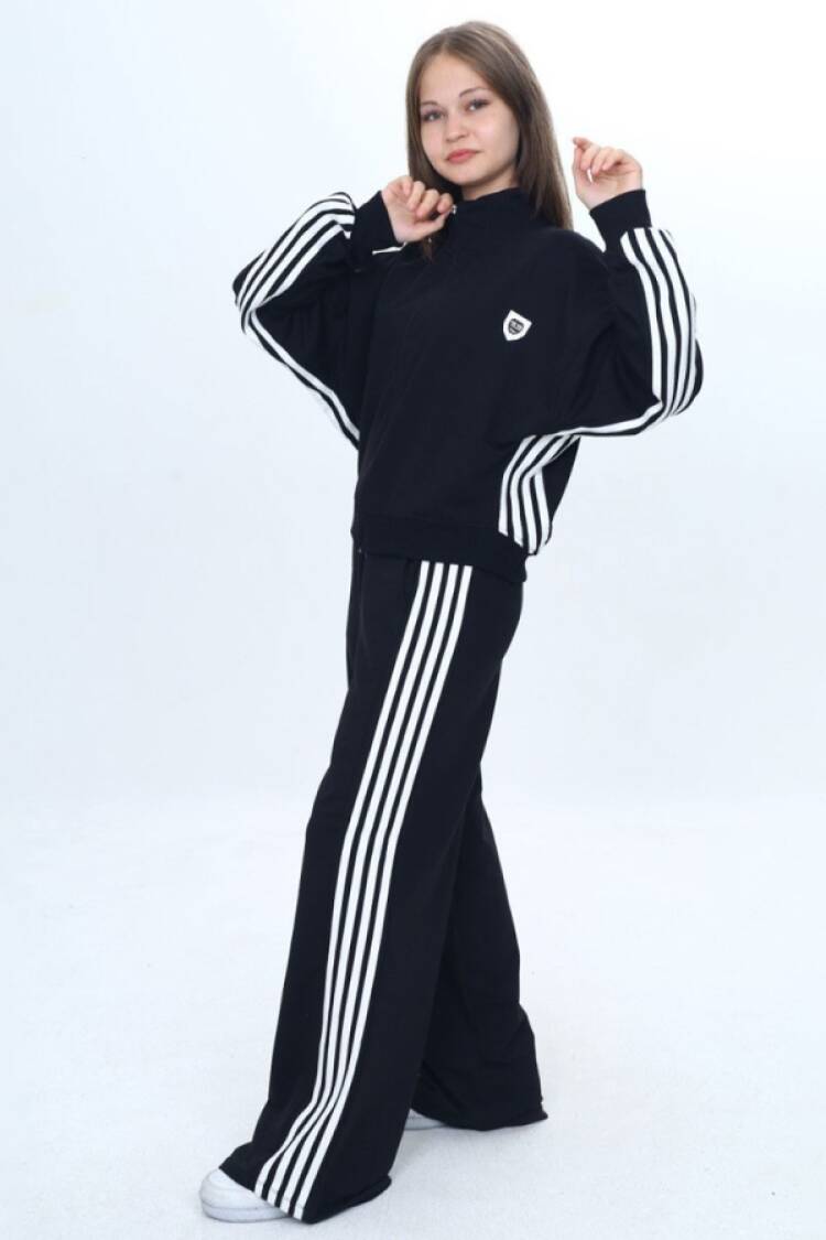 Girls' Suits - B1 - Armalı Fermuarlı Kız Takım - Brand: VIZVIZ - Women & Kids, Baby Clothes Wholesale - Globality Store