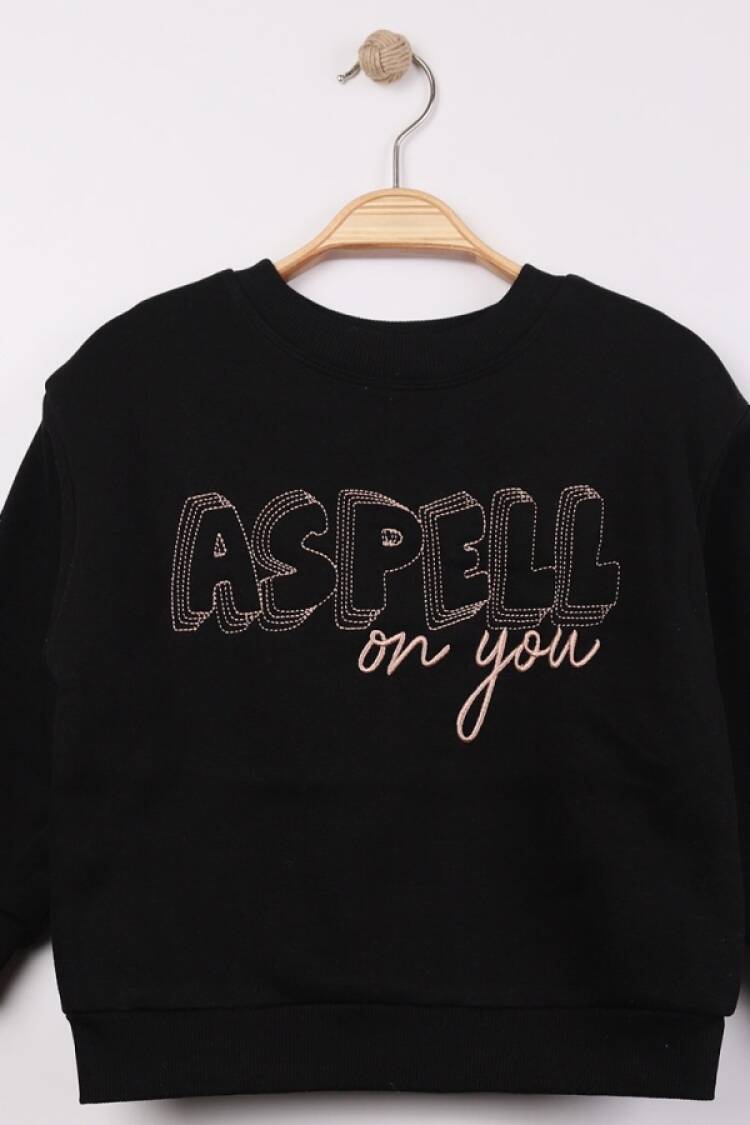 Girls' Tops - B1 - Aspell Baskılı Kız Sweat Şardonlu 3 ip - Brand: FİRST KİDS - Women & Kids, Baby Clothes Wholesale - Globality Store
