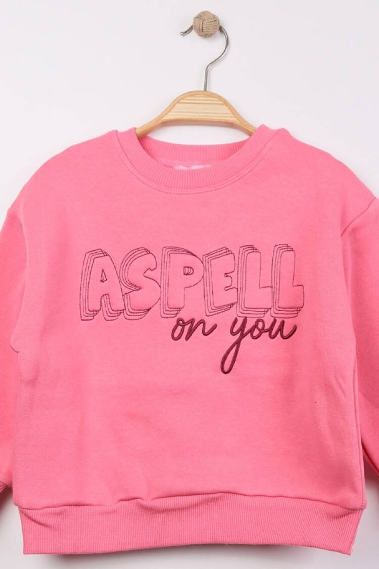 Girls' Tops - B1 - Aspell Baskılı Kız Sweat Şardonlu 3 ip - Brand: FİRST KİDS - Women & Kids, Baby Clothes Wholesale - Globality Store