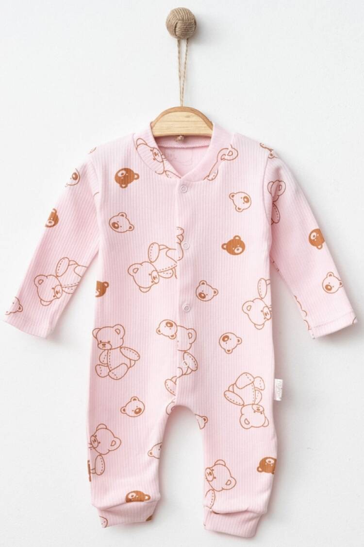 Baby Rompers and Overalls - B1 - Ayıcık Desenli Unisex Tulum - Brand: NAYINOM - Women & Kids, Baby Clothes Wholesale - Globality Store