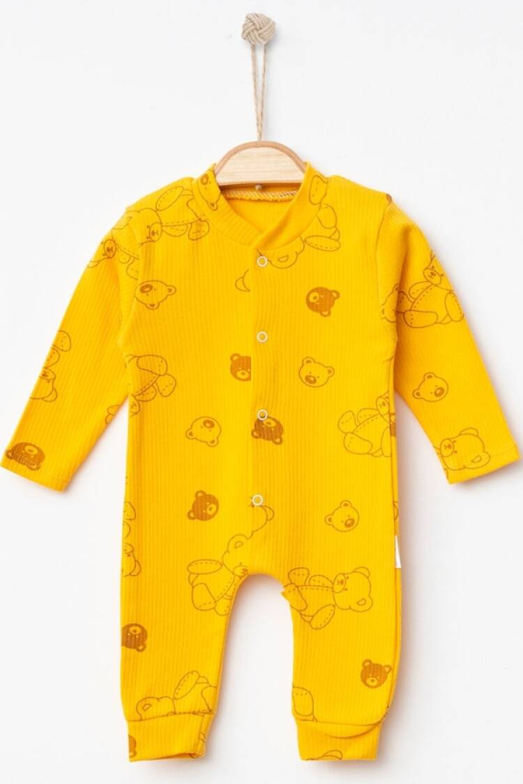 Baby Rompers and Overalls - B1 - Ayıcık Desenli Unisex Tulum - Brand: NAYINOM - Women & Kids, Baby Clothes Wholesale - Globality Store