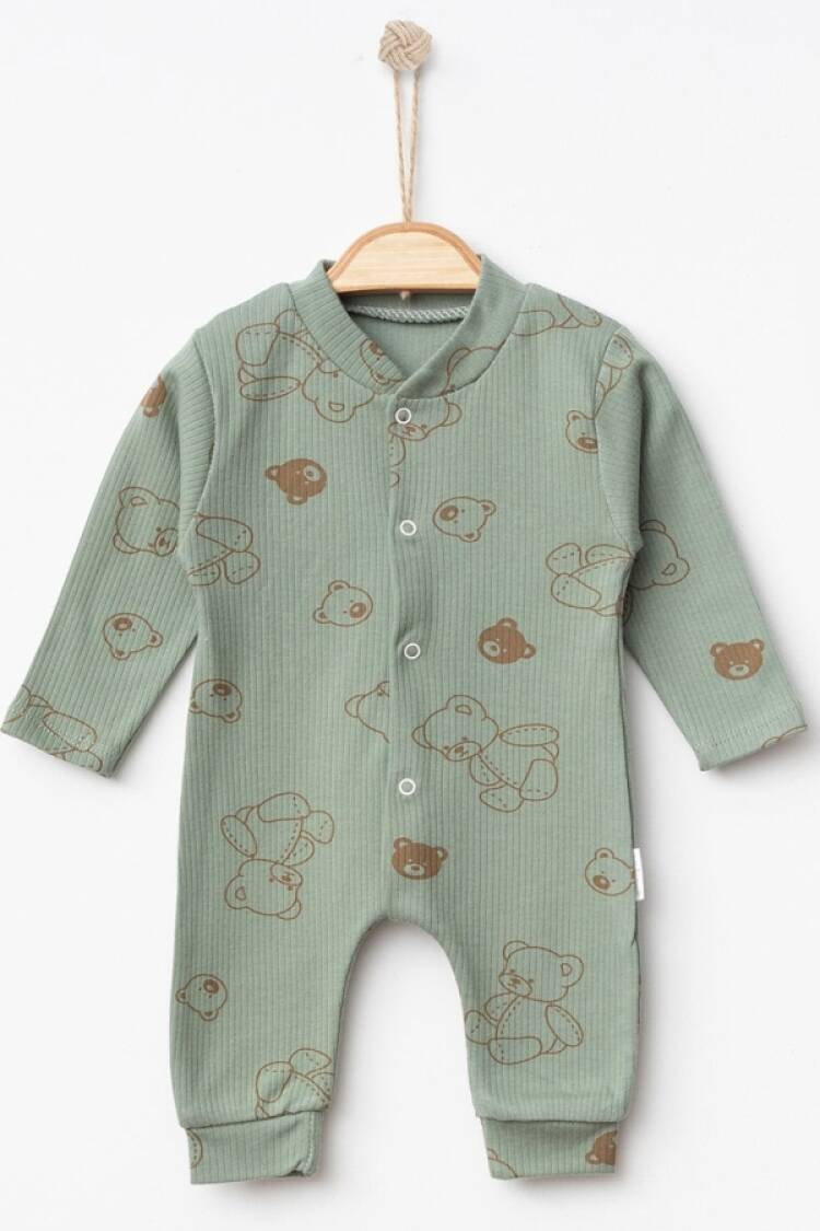 Baby Rompers and Overalls - B1 - Ayıcık Desenli Unisex Tulum - Brand: NAYINOM - Women & Kids, Baby Clothes Wholesale - Globality Store