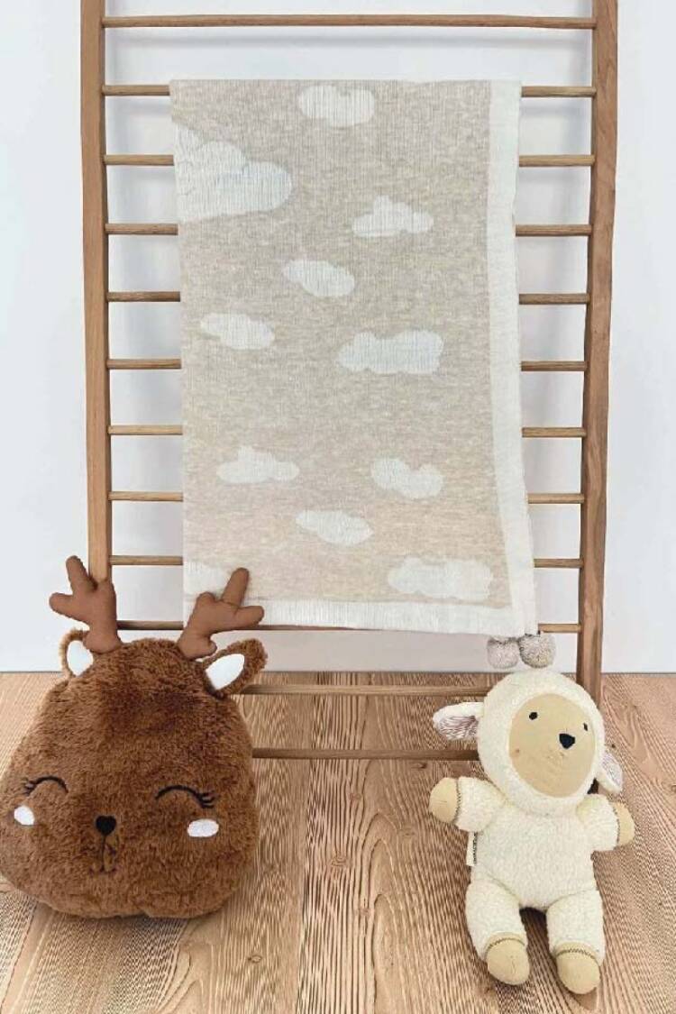 Sleep Products - Baby Knitted Throw Cloudy Blanket 1062-91103 - Brand: Jojomini - Women & Kids, Baby Clothes Wholesale - Globality Store