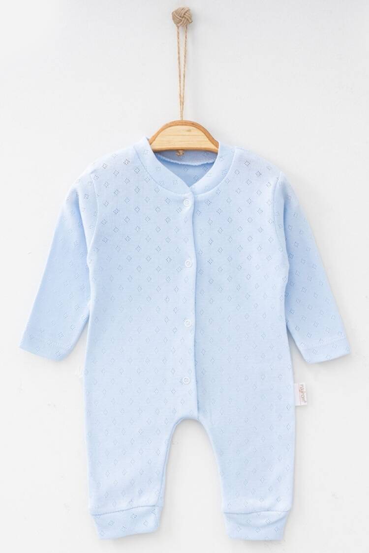 Baby Rompers and Overalls - B1 - Baklava Desenli Unisex Tulum - Brand: NAYINOM - Women & Kids, Baby Clothes Wholesale - Globality Store