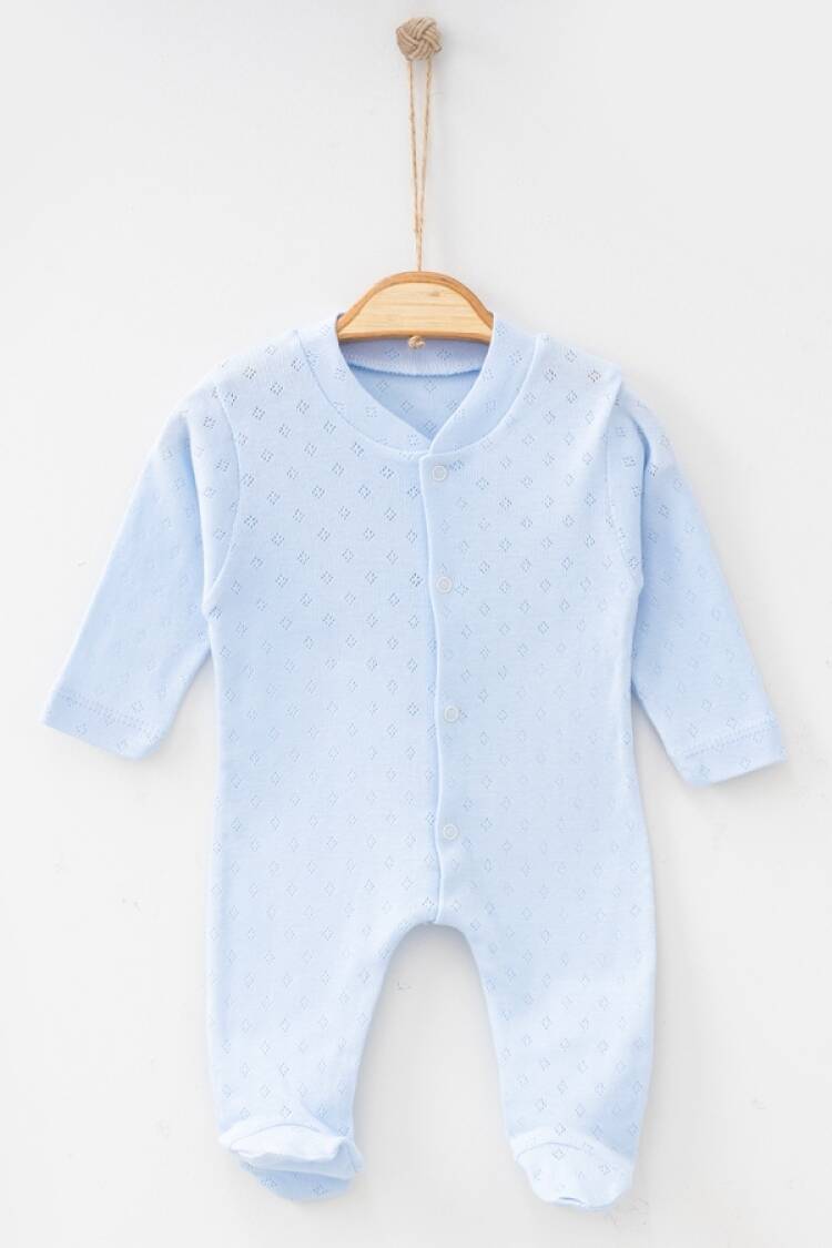 Baby Rompers and Overalls - B1 - Baklava Desenli Unisex Tulum - Brand: NAYINOM - Women & Kids, Baby Clothes Wholesale - Globality Store