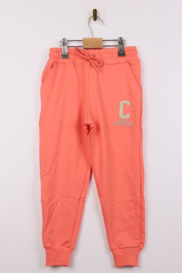 Girls' Suits - B1 - Baseball Baskılı Kız Tek Alt - Brand: CARİBOU - Women & Kids, Baby Clothes Wholesale - Globality Store