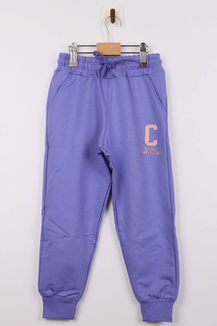 Girls' Suits - B1 - Baseball Baskılı Kız Tek Alt - Brand: CARİBOU - Women & Kids, Baby Clothes Wholesale - Globality Store