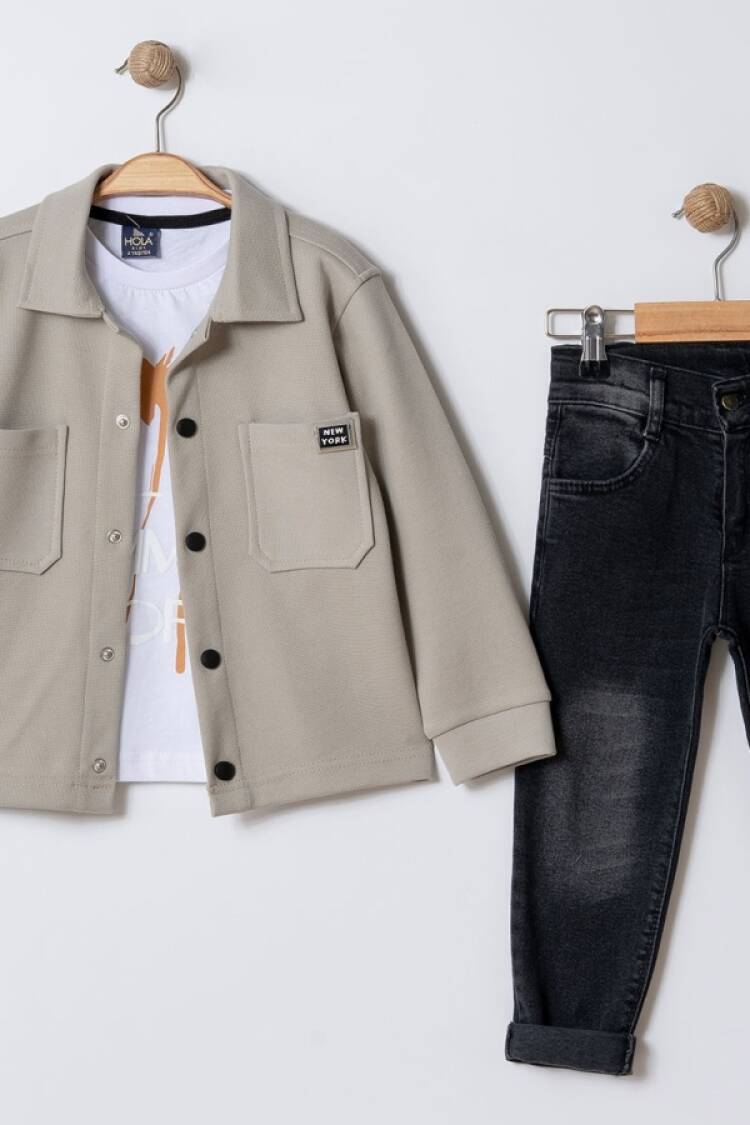 Boys' Sets - B1 - Cepli Ceketli Erkek Takım - Brand: BARKOD - Women & Kids, Baby Clothes Wholesale - Globality Store