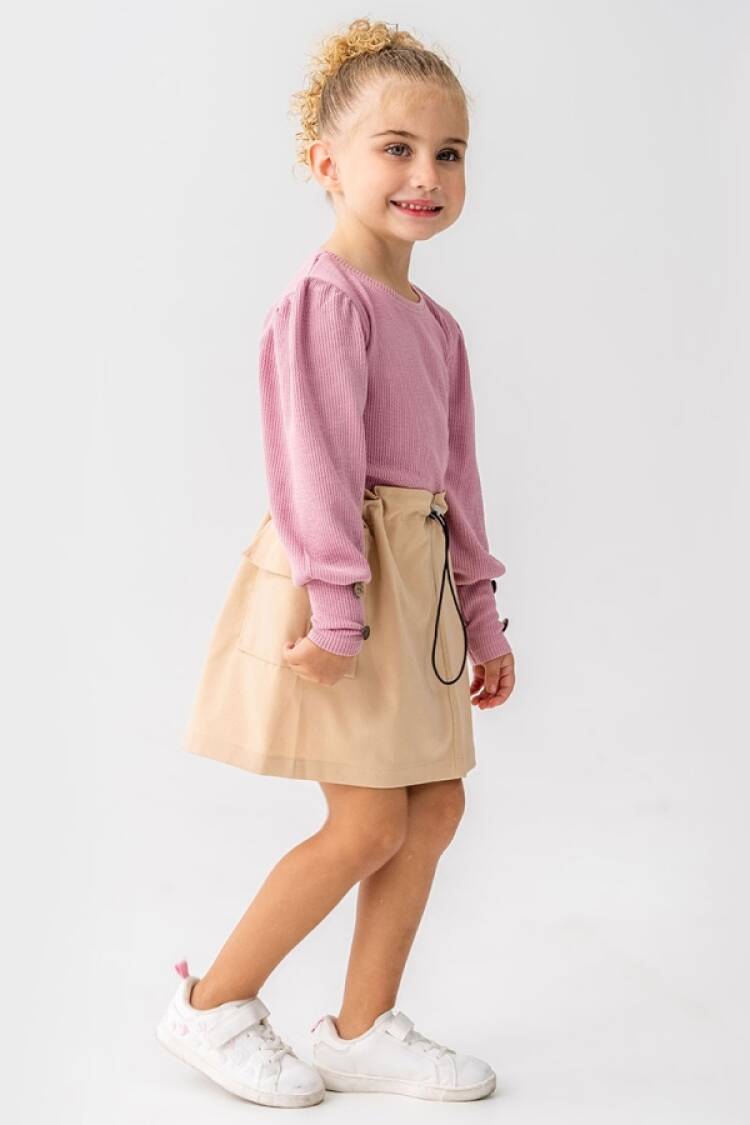 Girls' Suits - B1 - Cepli Etekli Kız Takım - Brand: PAMPAL KİDS - Women & Kids, Baby Clothes Wholesale - Globality Store