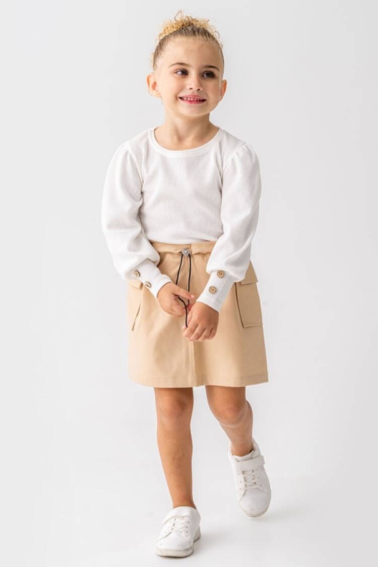 Girls' Suits - B1 - Cepli Etekli Kız Takım - Brand: PAMPAL KİDS - Women & Kids, Baby Clothes Wholesale - Globality Store