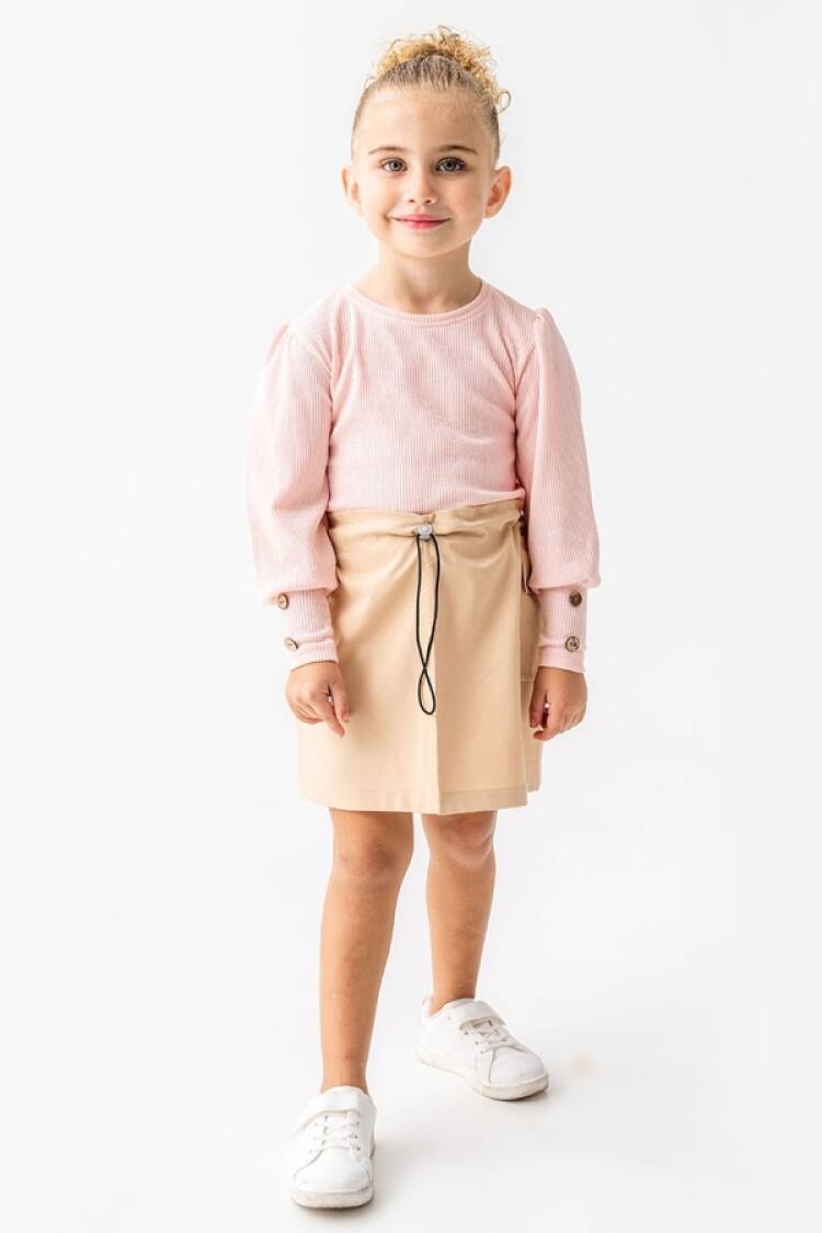 Girls' Suits - B1 - Cepli Etekli Kız Takım - Brand: PAMPAL KİDS - Women & Kids, Baby Clothes Wholesale - Globality Store