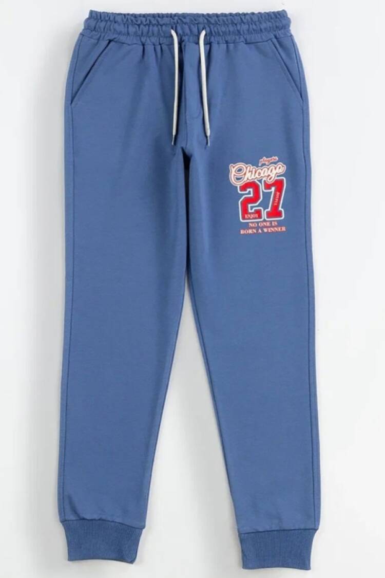 Eşofman Tek Alt - B1 - Chicago 27 Baskılı Erkek Tek Alt - Brand: CARİBOU - Women & Kids, Baby Clothes Wholesale - Globality Store