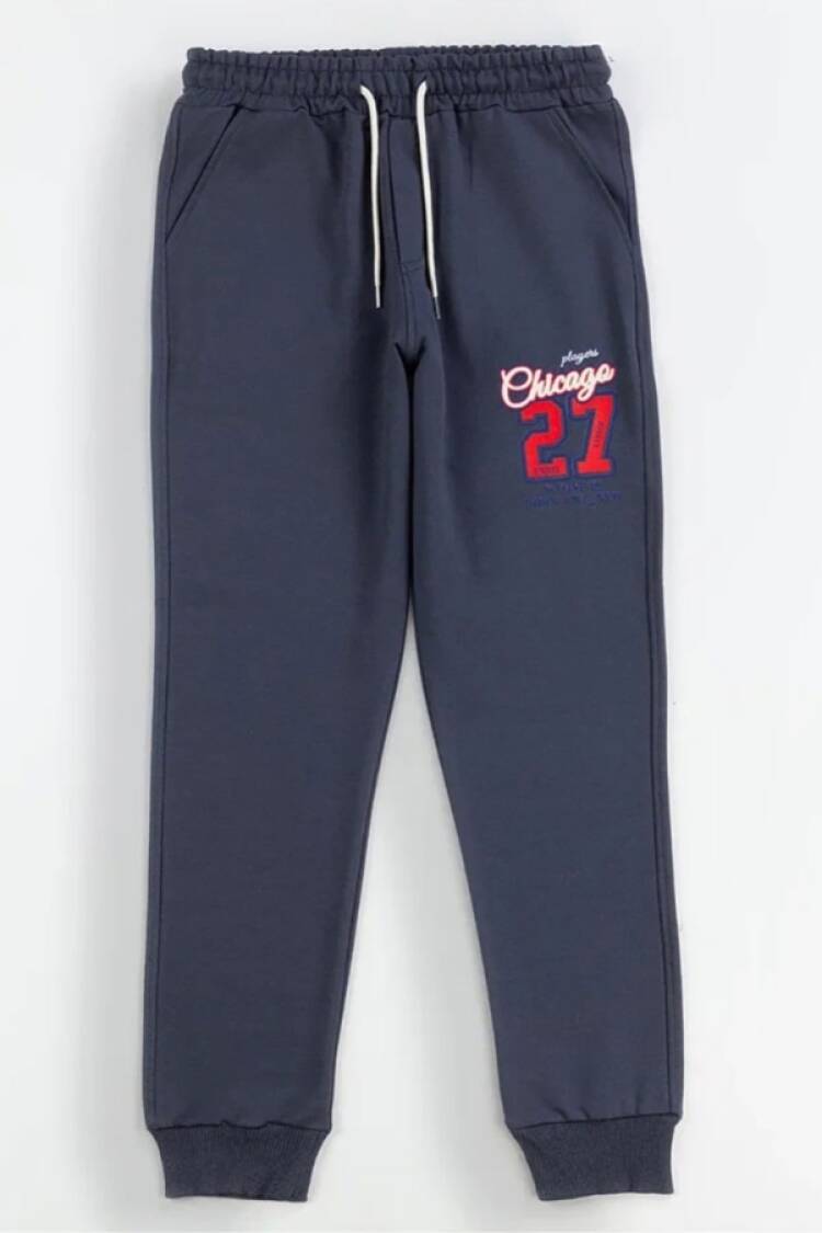 Eşofman Tek Alt - B1 - Chicago 27 Baskılı Erkek Tek Alt - Brand: CARİBOU - Women & Kids, Baby Clothes Wholesale - Globality Store