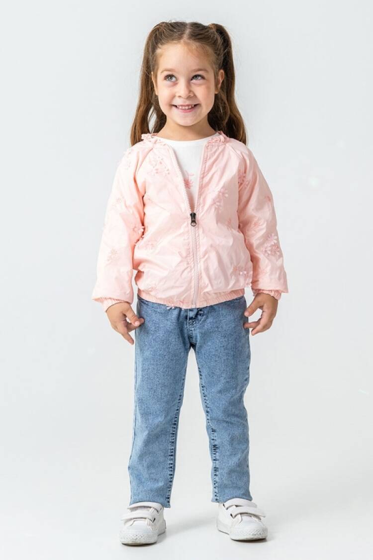 Girls' Suits - B1 - Çiçek Desenli Ceketli Kız Takım - Brand: PAMPAL KİDS - Women & Kids, Baby Clothes Wholesale - Globality Store