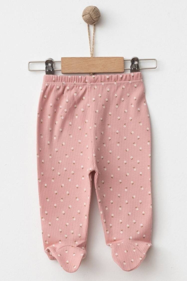 Baby Rompers and Overalls - B1 - Çiçek Desenli Kız Tek Alt - Brand: NAYINOM - Women & Kids, Baby Clothes Wholesale - Globality Store