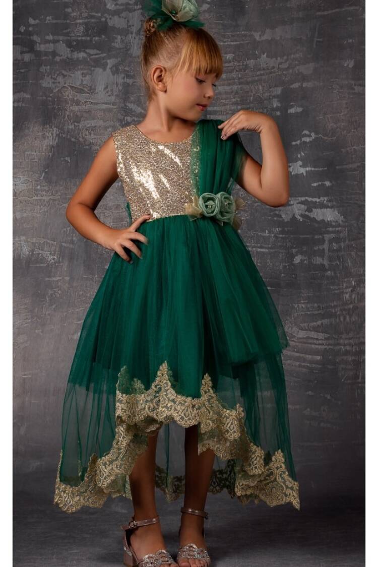 Girl's Dress - Çiçekli Elbise 1042-2346 - Brand: Tivido - Women & Kids, Baby Clothes Wholesale - Globality Store