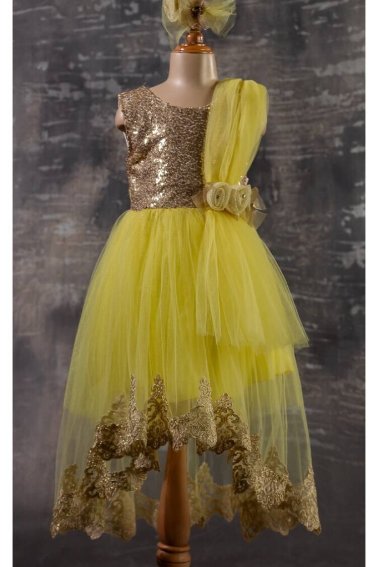 Girl's Dress - Çiçekli Elbise 1042-2346 - Brand: Tivido - Women & Kids, Baby Clothes Wholesale - Globality Store