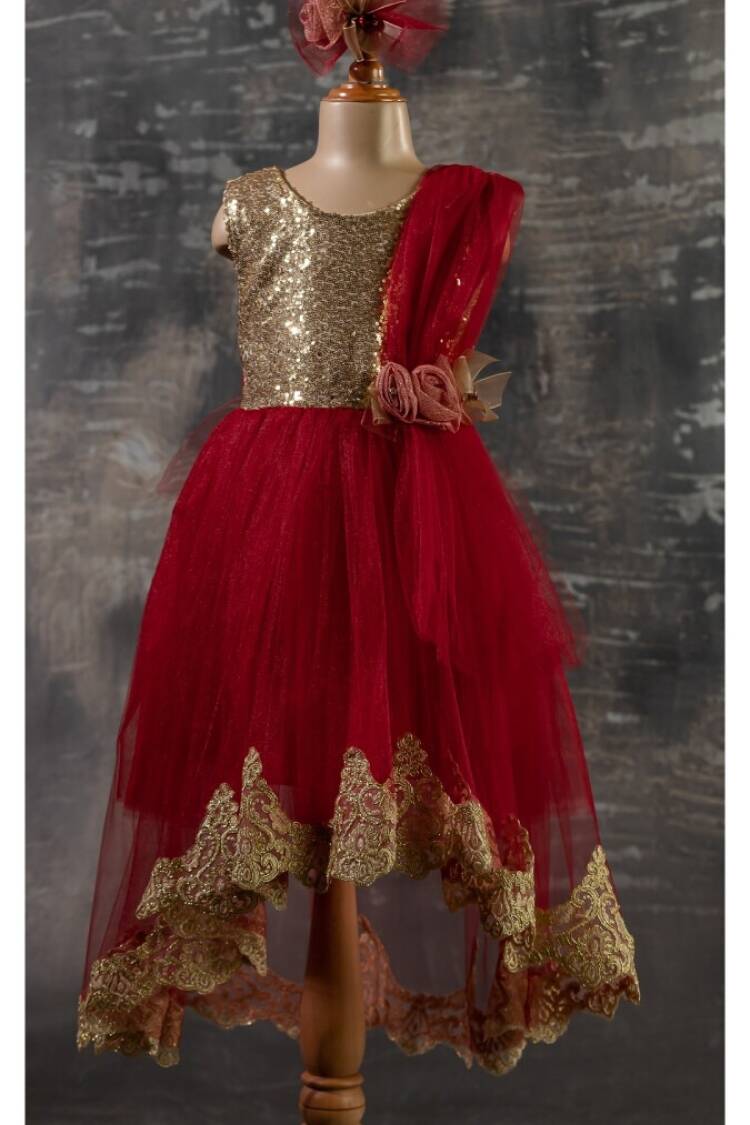 Girl's Dress - Çiçekli Elbise 1042-2346 - Brand: Tivido - Women & Kids, Baby Clothes Wholesale - Globality Store