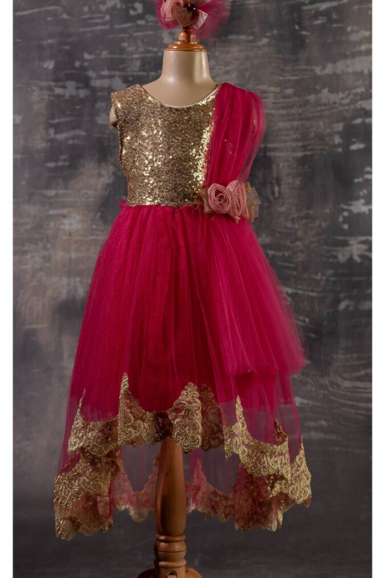 Girl's Dress - Çiçekli Elbise 1042-2346 - Brand: Tivido - Women & Kids, Baby Clothes Wholesale - Globality Store