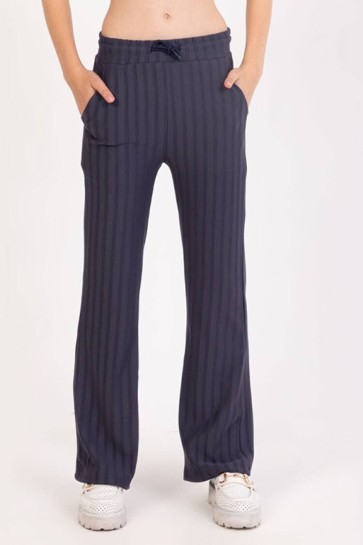 Girls' Suits - B1 - Çizgi Desenli Kız Tek Alt - Brand: Nickel - Women & Kids, Baby Clothes Wholesale - Globality Store