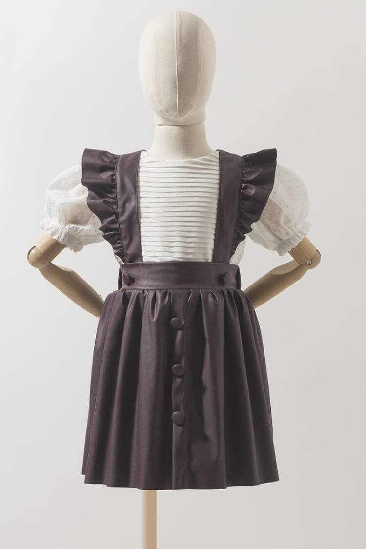 Girl's Jumpsuit - Deri Salopet 1022-22094 - Brand: Wecan - Women & Kids, Baby Clothes Wholesale - Globality Store