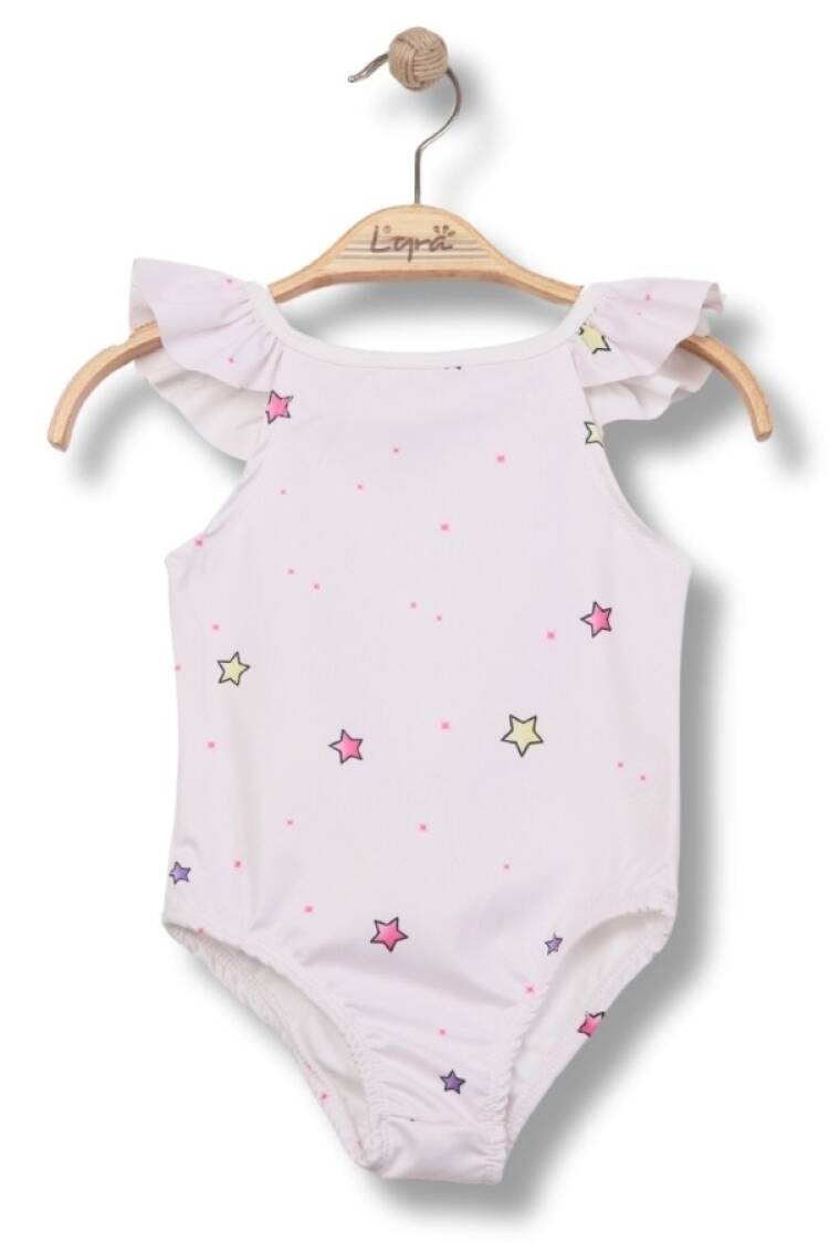 Mayo &amp; Deniz Şortu - B1 - Desenli Kız Mayo - Brand: LYRA KİDS - Women & Kids, Baby Clothes Wholesale - Globality Store