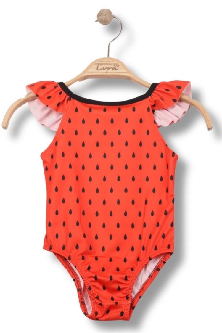 Mayo &amp; Deniz Şortu - B1 - Desenli Kız Mayo - Brand: LYRA KİDS - Women & Kids, Baby Clothes Wholesale - Globality Store