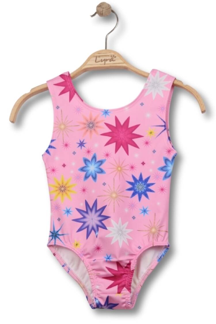 Mayo &amp; Deniz Şortu - B1 - Desenli Kız Mayo - Brand: LYRA KİDS - Women & Kids, Baby Clothes Wholesale - Globality Store