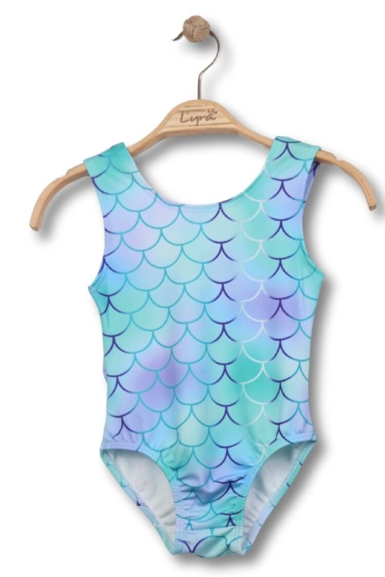 Mayo &amp; Deniz Şortu - B1 - Desenli Kız Mayo - Brand: LYRA KİDS - Women & Kids, Baby Clothes Wholesale - Globality Store