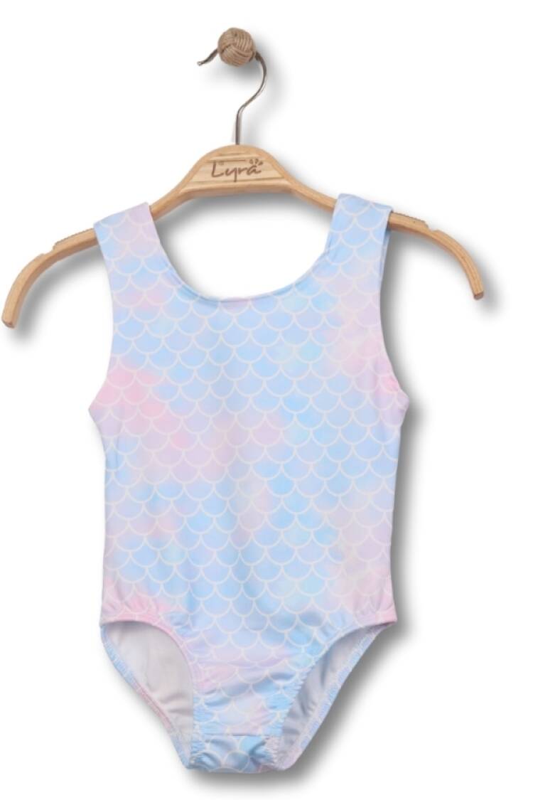 Mayo &amp; Deniz Şortu - B1 - Desenli Kız Mayo - Brand: LYRA KİDS - Women & Kids, Baby Clothes Wholesale - Globality Store