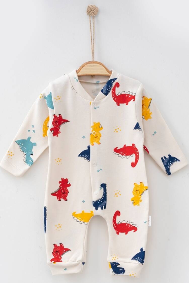 Baby Rompers and Overalls - B1 - Dinozor Desenli Erkek Tulum - Brand: NAYINOM - Women & Kids, Baby Clothes Wholesale - Globality Store