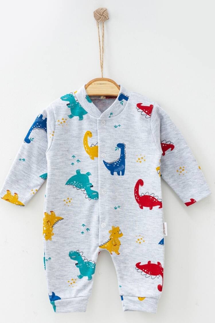 Baby Rompers and Overalls - B1 - Dinozor Desenli Erkek Tulum - Brand: NAYINOM - Women & Kids, Baby Clothes Wholesale - Globality Store