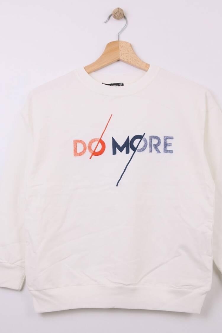 Boys' Tops - B1 - Domore Baskılı Erkek Sweat - Brand: FİRST KİDS - Women & Kids, Baby Clothes Wholesale - Globality Store