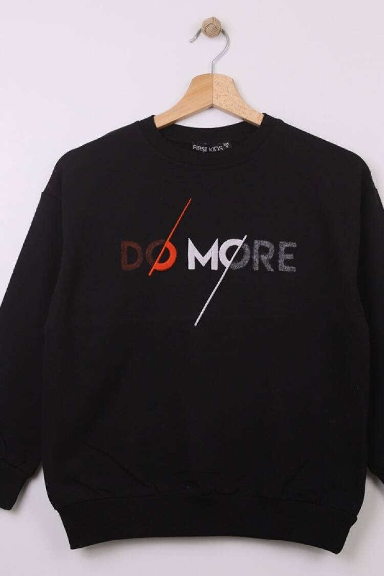 Boys' Tops - B1 - Domore Baskılı Erkek Sweat - Brand: FİRST KİDS - Women & Kids, Baby Clothes Wholesale - Globality Store