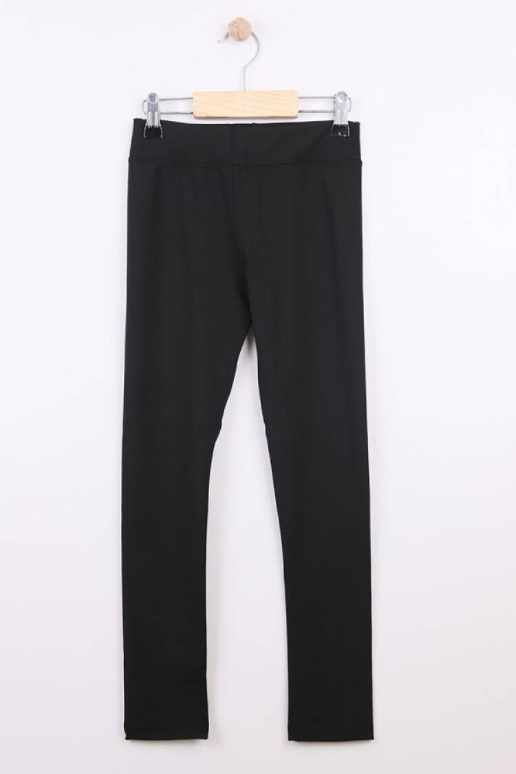 Girls' Bottom Wear - B1 - Düz Kız Tayt 2ip Şardonlu - Brand: LANGA - Women & Kids, Baby Clothes Wholesale - Globality Store